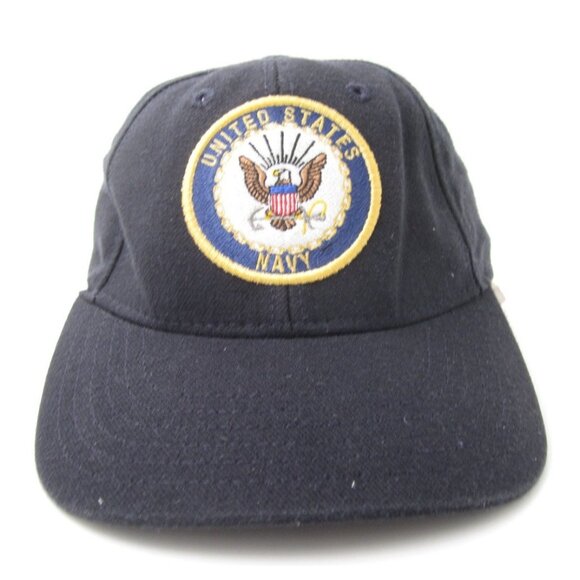 Men United States Navy Military Embroidered Adjustable Hat (C) - Picture 1 of 5